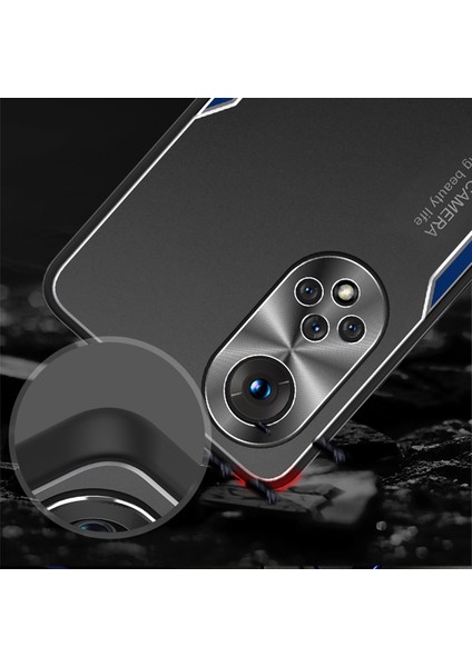 Honor 50 Se Kılıfı,elektroliz Kaplama Metal Arka Panel + Yumuşak Tpu Tampon Çift Darbeye Dayanıklı Kılıf-Mavi (Yurt Dışından) fırsatları