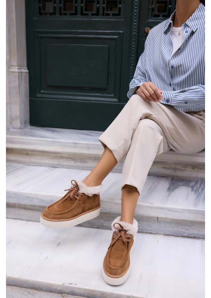 Paula Kadın Vizon Gerçek Suet Bot fiyatları