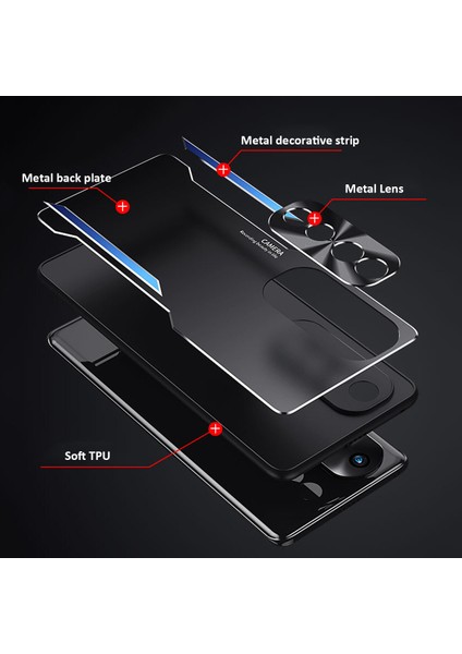 Honor 70 Pro Kılıfı,elektroliz Kaplama Metal Arka Panel + Yumuşak Tpu Tampon Çift Darbeye Dayanıklı Kılıf-Altın (Yurt Dışından) fiyatları