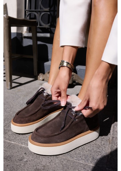 Paula Kadın Vizon Gerçek Suet Bot fırsatları