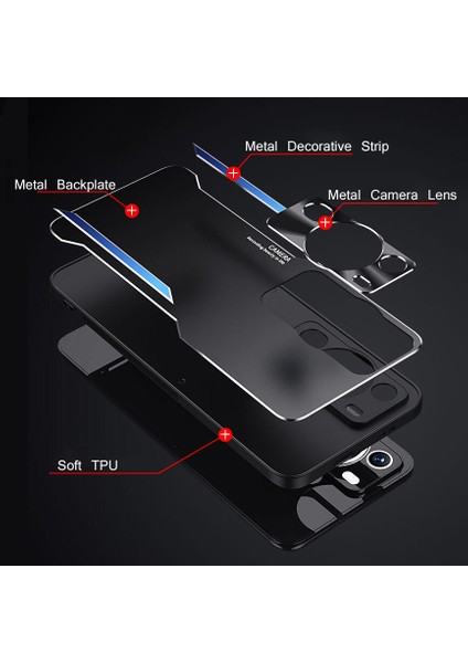 Huawei P60 Pro Kılıfı,elektroliz Kaplama Metal Arka Panel + Yumuşak Tpu Tampon Çift Darbeye Dayanıklı Kılıf-Kırmızı (Yurt Dışından) fiyatları