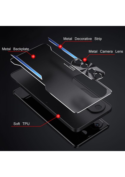 Honor 90 Pro Kılıfı,elektroliz Kaplama Metal Arka Panel + Yumuşak Tpu Tampon Çift Darbeye Dayanıklı Kılıf-Kırmızı (Yurt Dışından) fiyatları