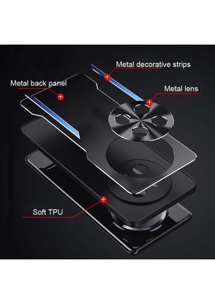 Honor X60 Pro Kılıfı,elektroliz Kaplama Metal Arka Panel + Yumuşak Tpu Tampon Çift Darbeye Dayanıklı Kılıf-Kırmızı (Yurt Dışından) fiyatları