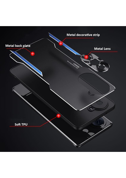 Huawei Nova 10 Se Kılıfı,elektroliz Kaplama Metal Arka Panel + Yumuşak Tpu Tampon Çift Darbeye Dayanıklı Kılıf-Kırmızı (Yurt Dışından) fiyatları