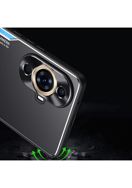 Huawei Nova 11 Pro Kılıfı,elektroliz Kaplama Metal Arka Panel + Yumuşak Tpu Tampon Çift Darbeye Dayanıklı Kılıf-Kırmızı (Yurt Dışından) indirimleri