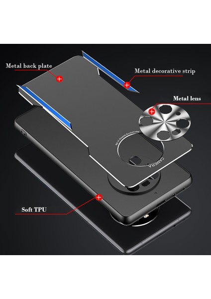 Huawei Mate 40 Pro Kılıfı,elektroliz Kaplama Metal Arka Panel + Yumuşak Tpu Tampon Çift Darbeye Dayanıklı Kılıf-Kırmızı (Yurt Dışından) fiyatları