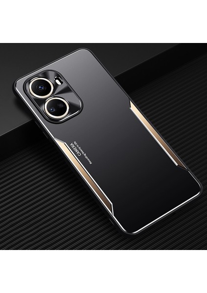 Huawei Nova 10 Se Kılıfı,elektroliz Kaplama Metal Arka Panel + Yumuşak Tpu Tampon Çift Darbeye Dayanıklı Kılıf-Altın (Yurt Dışından)