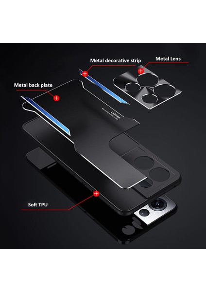 Oppo Reno8 Pro Kılıfı,elektroliz Kaplama Metal Arka Panel + Yumuşak Tpu Tampon Çift Darbeye Dayanıklı Kılıf-Kırmızı (Yurt Dışından) fiyatları