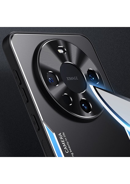 Huawei Mate 60 Pro Kılıfı,elektroliz Kaplama Metal Arka Panel + Yumuşak Tpu Tampon Çift Darbeye Dayanıklı Kılıf-Altın (Yurt Dışından) fırsatları