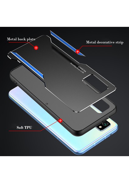 Honor V30 Pro Kılıfı,elektroliz Kaplama Metal Arka Panel + Yumuşak Tpu Tampon Çift Darbeye Dayanıklı Kılıf-Kırmızı (Yurt Dışından) fiyatları