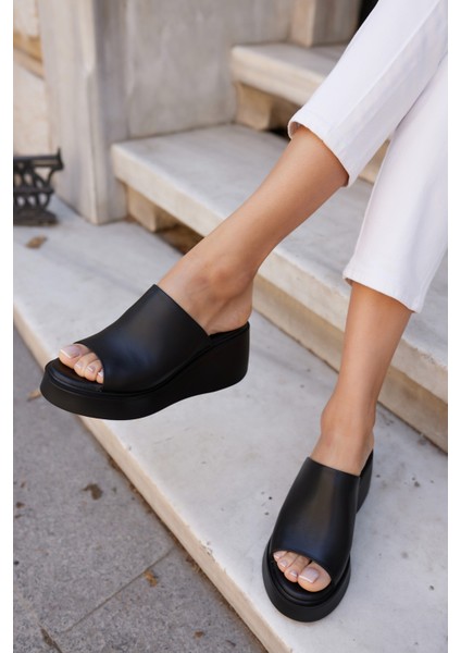 Pacho Kadın Beyaz Gercek Deri Terlik indirimleri