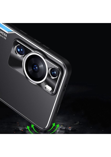 Huawei P60 Pro Kılıfı,elektroliz Kaplama Metal Arka Panel + Yumuşak Tpu Tampon Çift Darbeye Dayanıklı Kılıf-Altın (Yurt Dışından) indirimleri