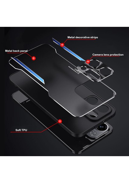 Oppo RENO14 Kılıfı,elektroliz Kaplama Metal Arka Panel + Yumuşak Tpu Tampon Çift Darbeye Dayanıklı Kılıf-Altın (Yurt Dışından) fiyatları