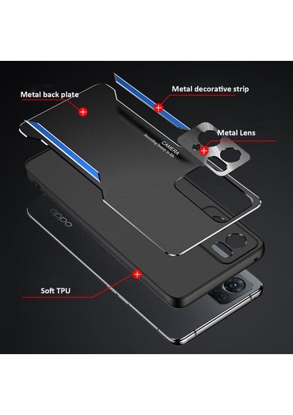 Oppo Reno7 5g Kılıfı,elektroliz Kaplama Metal Arka Panel + Yumuşak Tpu Tampon Çift Darbeye Dayanıklı Kılıf-Kırmızı (Yurt Dışından) fiyatları