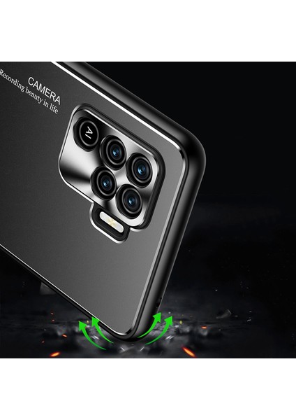 Oppo A95 5g Kılıfı,elektroliz Kaplama Metal Arka Panel + Yumuşak Tpu Tampon Çift Darbeye Dayanıklı Kılıf-Altın (Yurt Dışından) indirimleri