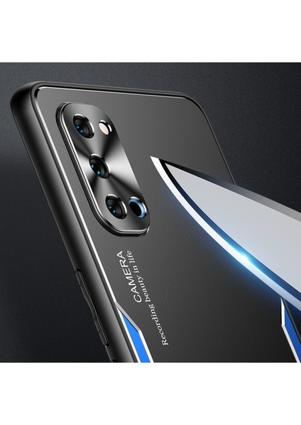 Oppo Reno4 5g Kılıfı,elektroliz Kaplama Metal Arka Panel + Yumuşak Tpu Tampon Çift Darbeye Dayanıklı Kılıf-Mavi (Yurt Dışından) fırsatları