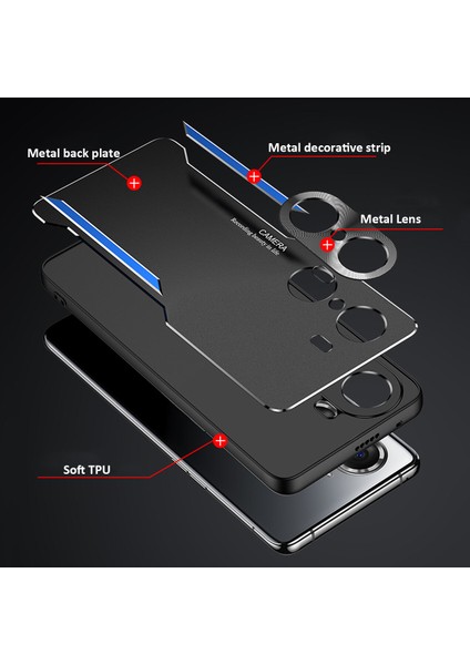 Honor 60 Pro Kılıfı,elektroliz Kaplama Metal Arka Panel + Yumuşak Tpu Tampon Çift Darbeye Dayanıklı Kılıf-Kırmızı (Yurt Dışından) fiyatları