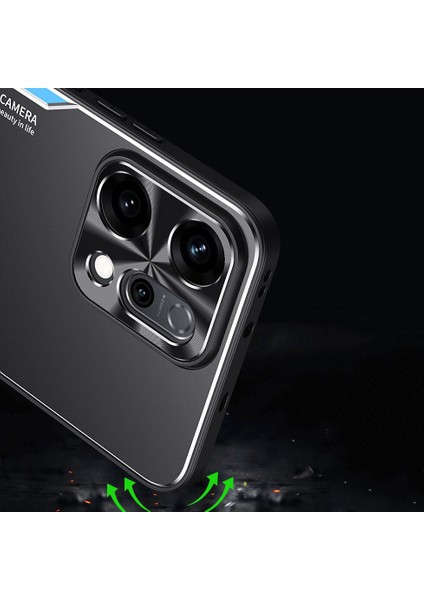 Oppo RENO14 Kılıfı,elektroliz Kaplama Metal Arka Panel + Yumuşak Tpu Tampon Çift Darbeye Dayanıklı Kılıf-Altın (Yurt Dışından) indirimleri