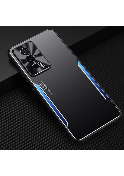 Xiaomi Redmi K60 Kılıfı,elektroliz Kaplama Metal Arka Panel + Yumuşak Tpu Tampon Çift Darbeye Dayanıklı Kılıf-Mavi (Yurt Dışından)