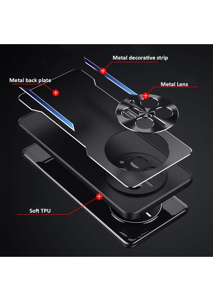 Huawei Mate 50 Pro Kılıfı,elektroliz Kaplama Metal Arka Panel + Yumuşak Tpu Tampon Çift Darbeye Dayanıklı Kılıf-Kırmızı (Yurt Dışından) fiyatları