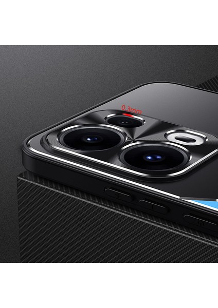 Oppo RENO13 Pro Kılıfı,elektroliz Kaplama Metal Arka Panel + Yumuşak Tpu Tampon Çift Darbeye Dayanıklı Kılıf-Mavi (Yurt Dışından) modelleri