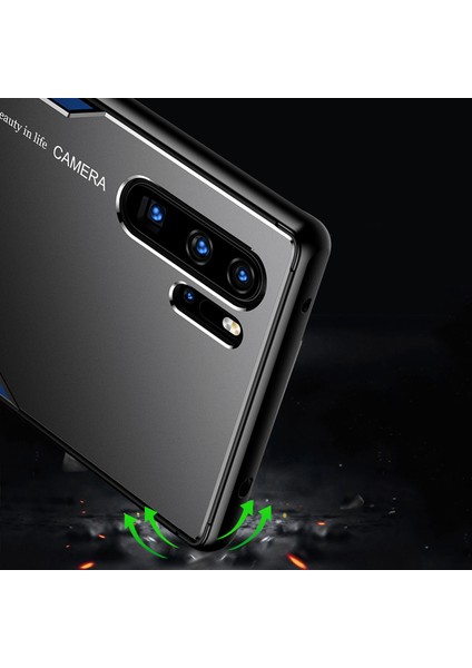 Huawei P30 Pro Kılıfı,elektroliz Kaplama Metal Arka Panel + Yumuşak Tpu Tampon Çift Darbeye Dayanıklı Kılıf-Mavi (Yurt Dışından) indirimleri