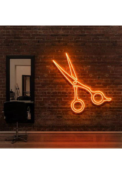 Saçlar Için Makaslar Neon LED