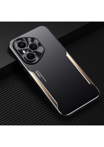 Honor 400 Pro Kılıfı,elektroliz Kaplama Metal Arka Panel + Yumuşak Tpu Tampon Çift Darbeye Dayanıklı Kılıf-Altın (Yurt Dışından)