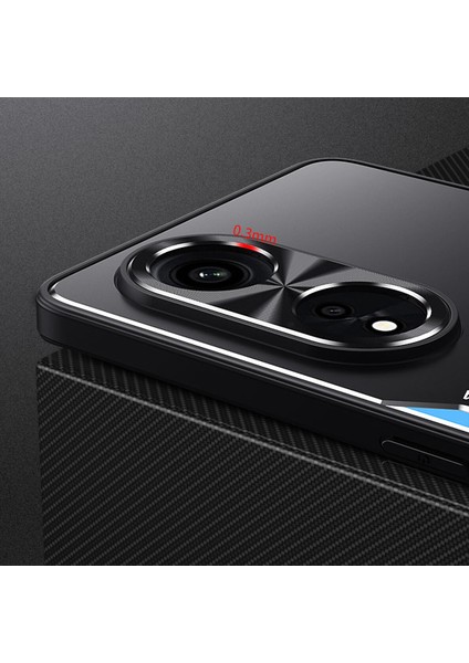 Oppo A98 Kılıfı,elektroliz Kaplama Metal Arka Panel + Yumuşak Tpu Tampon Çift Darbeye Dayanıklı Kılıf-Kırmızı (Yurt Dışından) modelleri