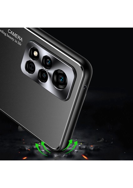 Honor V40 5g Kılıfı,elektroliz Kaplama Metal Arka Panel + Yumuşak Tpu Tampon Çift Darbeye Dayanıklı Kılıf-Mavi (Yurt Dışından) indirimleri