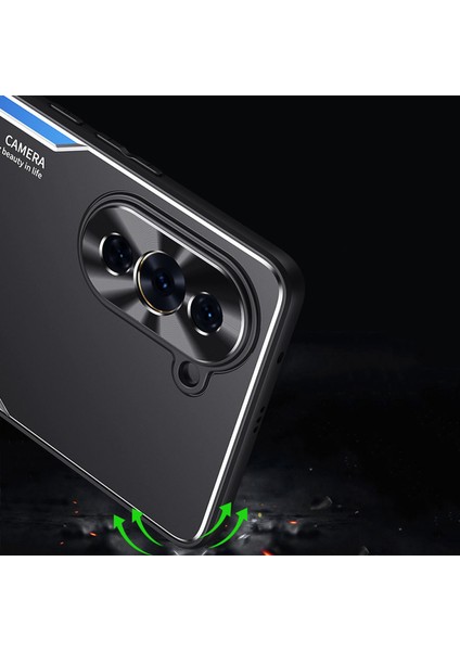 Huawei Nova 10 Se Kılıfı,elektroliz Kaplama Metal Arka Panel + Yumuşak Tpu Tampon Çift Darbeye Dayanıklı Kılıf-Mavi (Yurt Dışından) indirimleri