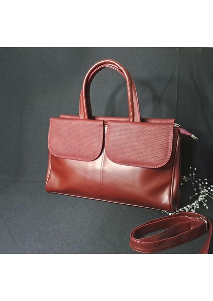 Lal'den Kadın Çanta, Bordo Bayan Çanta
