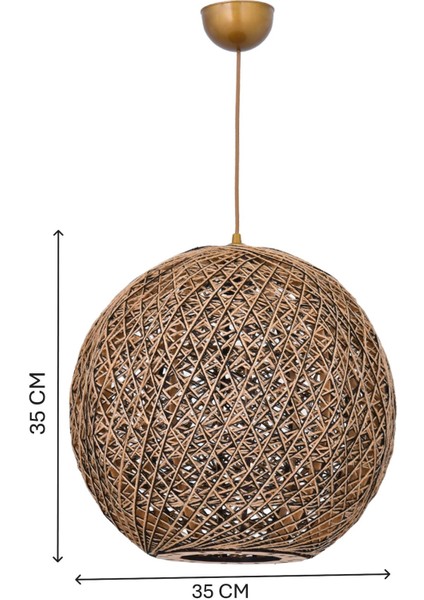 Doğal El Yapımı Bohem-Rustik-Modern-Jüt-Yapımı Sarkıt Avize fiyatları