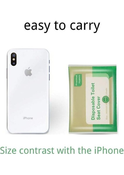 Hijyenik Su Da Çözünebilir Kullan-At Klozet Kapağı Örtüsü 3X10 Lu Paket