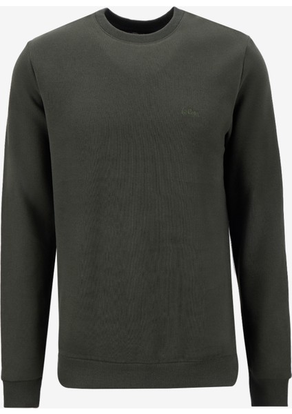 Yuvarlak Yaka Açık Haki Erkek Sweatshırt 261 Lcm 241063 Newdwade A. Haki