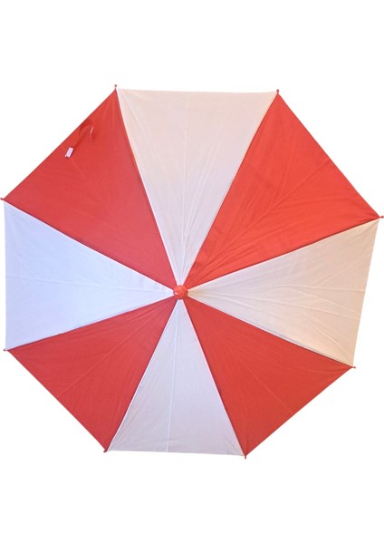 Kırmızı Beyaz Şemsiye Çocuk Şemsiyesi 6-12 Yaş fiyatları