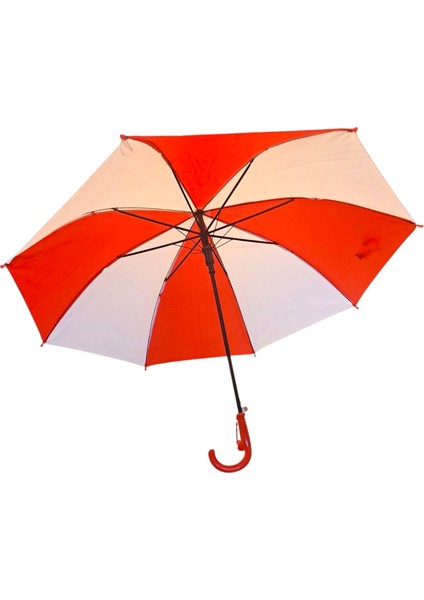 Kırmızı Beyaz Şemsiye Çocuk Şemsiyesi 6-12 Yaş modelleri