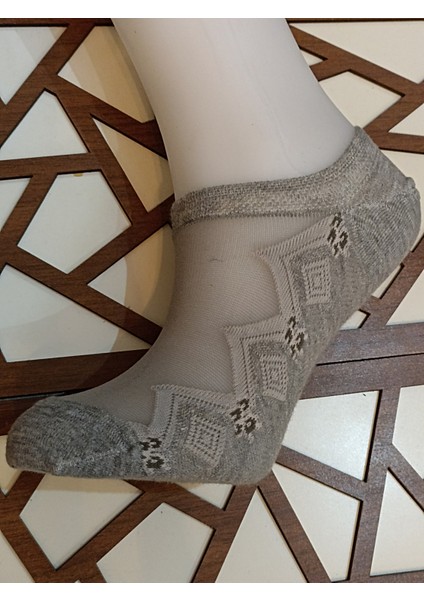 Penye Dikişsiz Burun Tüllü 4'lü Kadın Sneaker