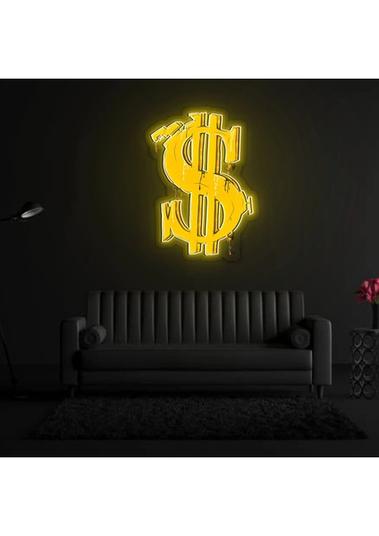 Dollar Sign Grafitti Neon LED