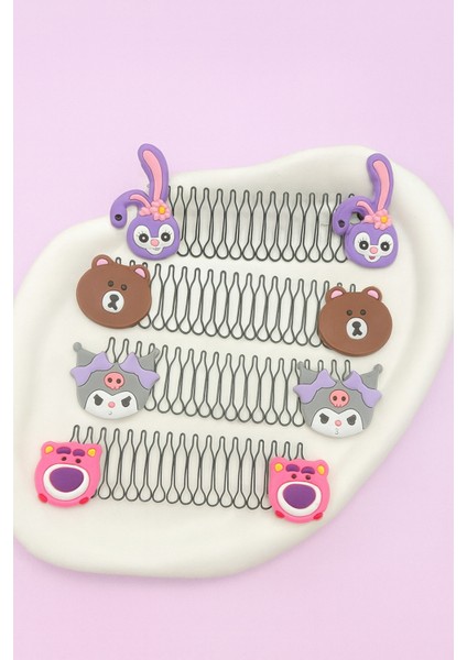 4’lü Figürlü Çocuk Toka