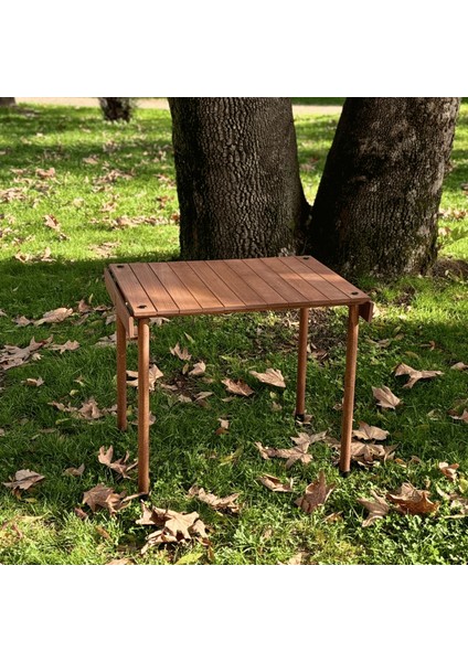 Trailtop Ahşap Katlanır Kamp Masası -45*60*50CM