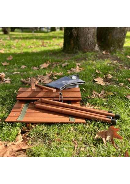 Trailtop Ahşap Katlanır Kamp Masası -45*60*50CM fırsatları