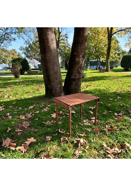 Trailtop Ahşap Katlanır Kamp Masası -45*60*50CM