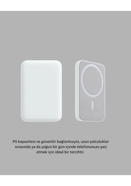 Buğz Magsafe Uyumlu Kablosuz Batarya – 27W Hızlı Şarj Destekli Kompakt Güç Bankası fırsatları
