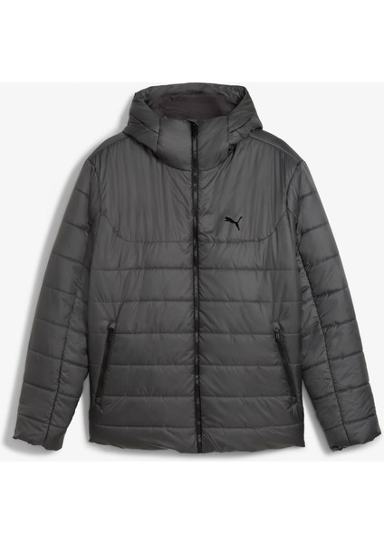 Ess Hooded Padded Erkek Gri Ceket.44