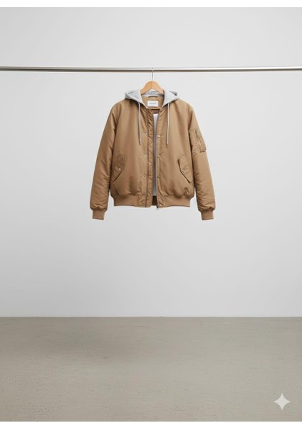 Oversize Kapişonlu Bomber Ceket fiyatları