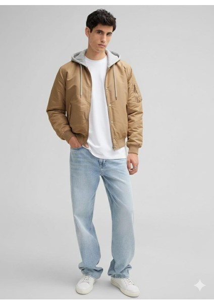 Oversize Kapişonlu Bomber Ceket modelleri