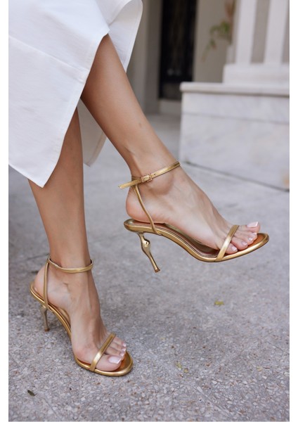 Alec Kadın Siyah Tek Bant Topuklu Sandalet modelleri