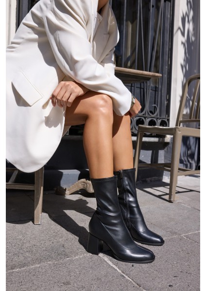 Sonja Kadın. Nude Strec Topuklu Bot