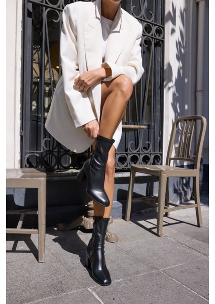 Sonja Kadın. Nude Strec Topuklu Bot indirimleri